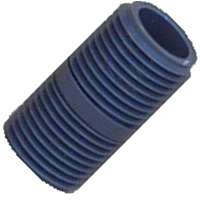 Genova 384001 300 Pipe Nipple, Mip, Close L, Sch 80, Pvc, Gray, 3/4" x 1 3/8"