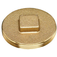 Oatey 42372 Cleanout Plug, 3-Inch, Brass