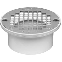 Oatey 43601 Floor Drain, PVC Body