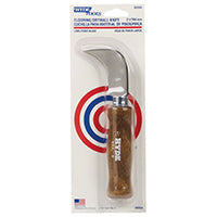 HYDE 20350 Flooring/Drywall Knife, 2-1/2 in W Blade, Cutlery Steel Blade, Hardened, Honed and Tempered Handle