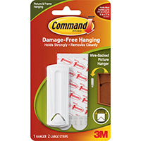 Command Wire-Back Frame Hanger, 5 lb Capacity, Decorate Damage-Free, Indoor Use (17041-ES)