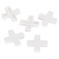 Vulcan MJ-T808083L Tile Spacer, 3/16 in Thick, Cross, Plastic