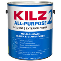 KILZ 2 All-Purpose Primer, Interior/Exterior, 1 Gallon