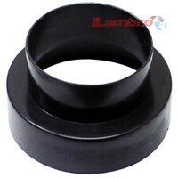 Lambro 235 Vent Adapter Female (Large End), Female (Large End), Male (Small End), Plastic, Black