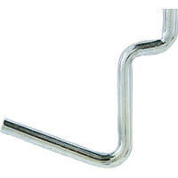 CRAWFORD PROD DIV OF JARDEN SAFETY 14215 Straight Peg Hook, 1-1/2-Inch, 6-Pack