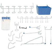 Crawford 1843B Pegboard Organizer, 43-Piece