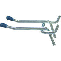 CRAWFORD PROD DIV OF JARDEN SAFETY 18444 4-Double Arm Peg Hook, 1/8-Inch, 2-Pack