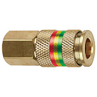 Tru-Flate 13-515 1/4" I/M/T/A x 1/4" FNPT Brass Combo Coupler