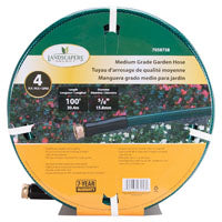 Landscapers Select BL5820100HM Garden Hose, 100 ft L, Female x Male, PVC, Green