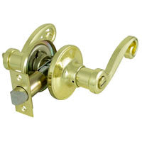 ProSource L6701V-PS Privacy Door Lever Set, Zinc