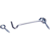 ProSource LR-409-PS Wire Gate Hook and Eye, 5/32 in Dia Wire, Steel