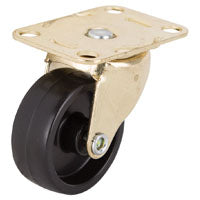 ProSource JC-B10-PS Swivel Caster, 1-5/8 in Dia Wheel, 5/8 in W Wheel, Plastic Wheel, Black, 50 lb