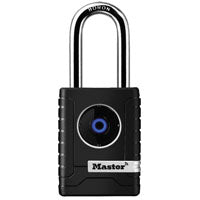 Master Lock Padlock, Outdoor Personal Use Bluetooth Lock, 2-7/32 in. Wide, 4401DLH