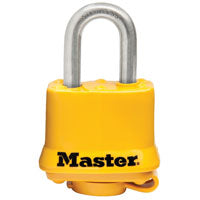 Master Lock 315SSKADHC Padlock, Keyed Alike Key, 9/32 in Dia Shackle, 3/4 in H Shackle, Stainless Steel Shackle