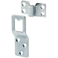 Prime-Line L 5777 Stamped Steel Heavy Duty Storm or Screen Window Panel Hangers, Zinc (2 Pack)