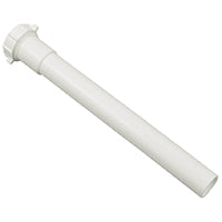 Danco 51669 Slip-Joint Extension Tube, 1-1/4 in, 12 in L, Plastic, White