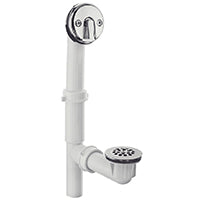 DANCO All-Inclusive Trip-Lever Style Tub Drain, Chrome, 1-Pack (51932)