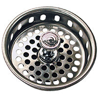Danco 51275 Universal Basket Strainer, Chrome Plated, 3-1/4"