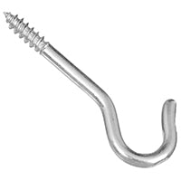 National Hardware N120-626 V2040 Ceiling Hooks in Zinc plated, 6 pack