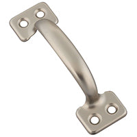 National Hardware N325-563 Sash Lift, 4 in L Handle, Steel, Satin Nickel