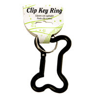 Carabiner Kh492 Dogbone Key Chain 5 Pc./pk, Red (Pack of 5)