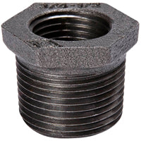 B & K 521-930HC Pipe Bushing, 1/2 x 1/8 in, Male x Female, 150 to 300 psi Pressure