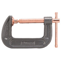 Vulcan JL27362 C-Clamp, 3 in Max Opening Size, 1-3/4 in D Throat, Steel Body, Gray Body