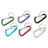 Hy-ko Kb127-10 C-Clip Key Rings, Assorted Colors (Pack of 10)