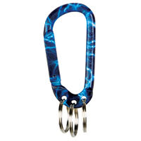 Hy-ko Kc557 C-Clip Lightning Carabiner, Aluminum (Pack of 5)