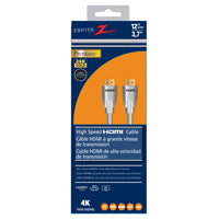 Zenith VH3012HDHS2 HDMI Cable with Ethernet, Black Sheath