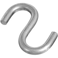 National Hardware N197-186 V2078 Open S Hooks in Stainless Steel, 2 Pack