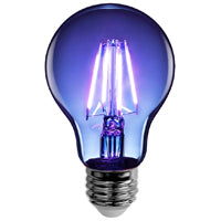 Feit Electric - Blue Filament LED 25W Equivalent Dimmable Clear Glass Light Bulb, A19 (A19/TB/LED)