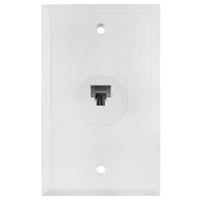 Amerelle VW6EW Wallplate, White, Flush Mounting