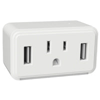 American Tack AmerTac Cube Series NL-CUBE-W Outlet Night Light, 120 V, 1875 W, LED Lamp, Warm White Light, 1 Lumens, 3000 K Color Temp