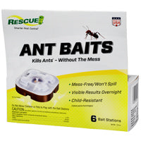 RESCUE! Ant Baits - Indoor Ant Killer, Ant Trap Alternative - 6 Bait Stations AB6-BB4