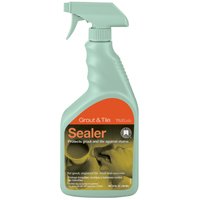 CUSTOM TileLab TLPS24Z Grout and Tile Sealer, Liquid, Clear, 24 oz, Spray Bottle