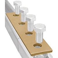 SuperStrut 200 ZX207-10 Bracket Splice Plate, Steel, Gold, Galvanized