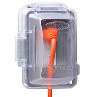 TAYMAC MM2420C Box Cover, 3.07 in L, 5.43 in W, Polycarbonate