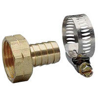 Nelson 50454 3/4-Inch Brass and Worm Gear Clamp Female Hose Repair