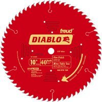 Freud D1040A Diablo 10-Inch 40 Tooth ATB General Purpose Saw Blade with 5/8-Inch Arbor and PermaShield Coating, Multi, One Size
