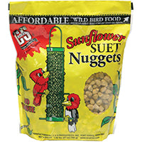 C&S Nuggets CS06110 Bird Food, High-Energy, Sunflower Flavor, 27 oz Bag