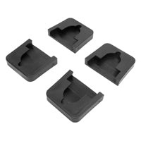 Pony Jorgensen 7456 Cushion Clamp Pads (4-Pack), Black