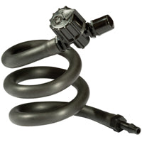 Rain Bird MISTUB-1S Mister Spray, 1/4 in Connection, Full-Circle, Mist, 0 to 6 gph, Plastic, Black