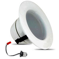 Feit Electric LEDG2R4/927CA 50W Equivalent 7.2 Watt Enhance Vivid Natural Light CRI 90+, Fits 4 inch Housing Can, Trim, Full Range Dimmable Recessed Downlight LED Retrofit Kit, 2700K Soft White