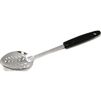 CHEF CRAFT 12931 Spoon, 12 in OAL, Stainless Steel, Black, Chrome