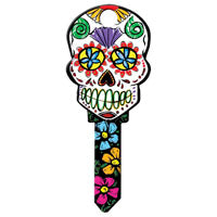 Lucky Line B136S Key Blank, Brass, Painted
