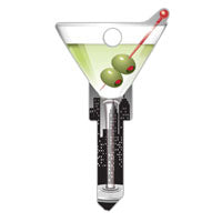 Lucky Line Key Shapes, Martini, House Key Blank, KW1/11, 1 Key (B133K)