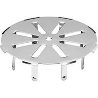 Oatey 42730 Snap-in Drain Strainer, 2 in, 304 Stainless Steel, Galvanized, 2-Inch