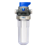 Culligan WH-S200-C Whole House Water Filter System, 4 gpm, Styrene Acrylonitrile, Black
