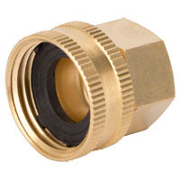 Landscapers Select GHADTRS-8 Swivel Hose Connector, 1/2 x 3/4 in, FNPT x FNH, Brass, Brass